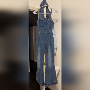 Shein bell bottom overalls size 0